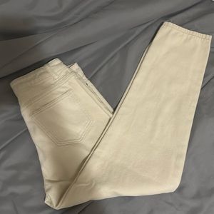 Cream coloured jeans